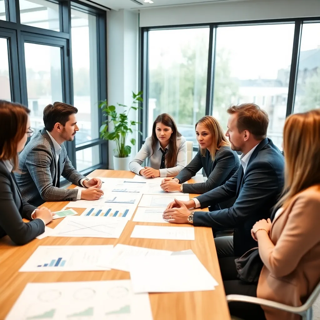 Strategisch planningssessie met Nederlands management team